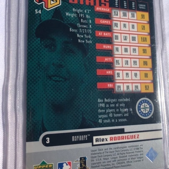 1999 Alex Rodriguez upper deck hologram card
Open to reasonable offers - Picture 3 of 14
